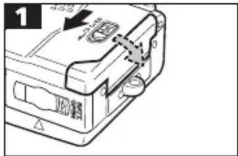 CANON PowerShot S300 - Installing a CF Card - 1