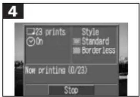CANON PowerShot S300 - Printing with DPOF Print Settings - 4