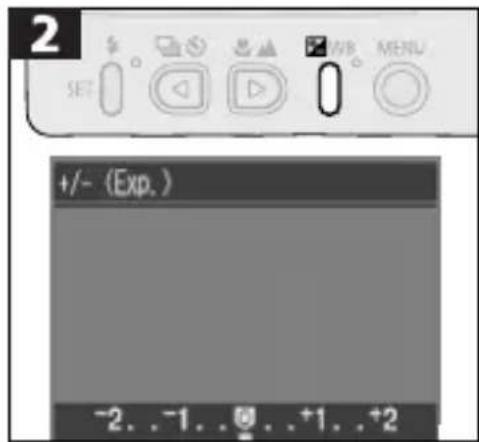 CANON PowerShot S300 - Adjusting the Exposure Compensation - 2