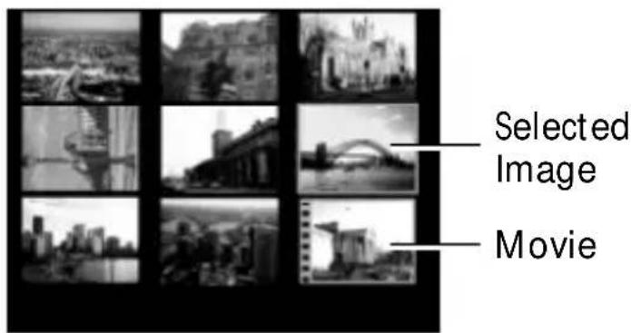 CANON PowerShot S300 - Displaying Images in Sets of Nine (Index Replay) - 3