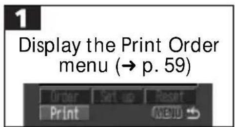 CANON PowerShot S300 - Printing with DPOF Print Settings - 1