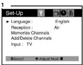 Curtis Mathes CM13102 - Programming Your TV's Channel Memory - 1