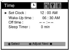Curtis Mathes CM13102 - Setting the Off Time - 1