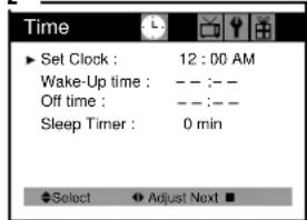 Curtis Mathes CM13102 - Setting the Clock - 2
