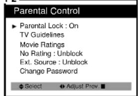 Curtis Mathes CM13102 - Parental Control Settings - 4