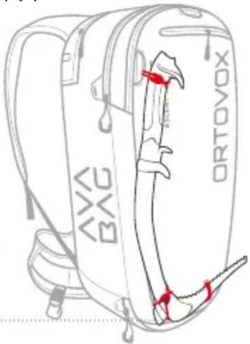 Ortovox Ascent 28 S - ICE AXE ATTACHMENT - 1