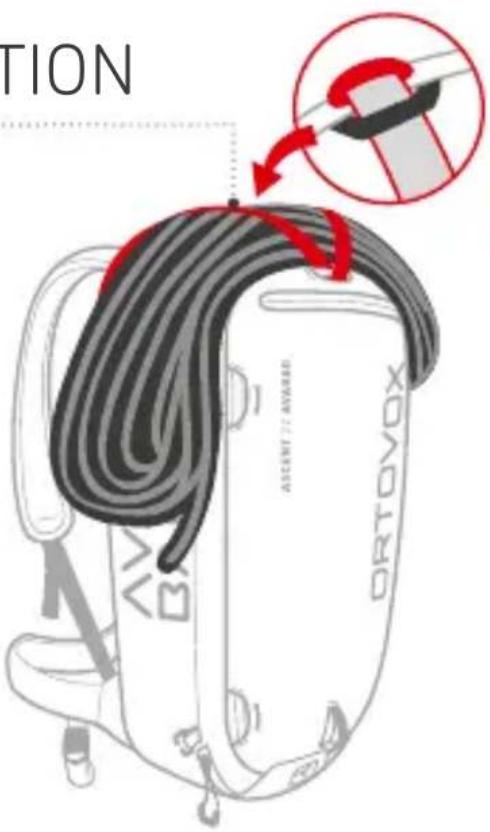 Ortovox Ascent 22 - ROPE FIXATION - 1