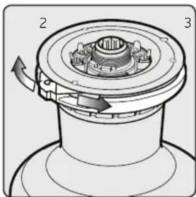 Lewmar Revo - Feeder arm adjustment - 3