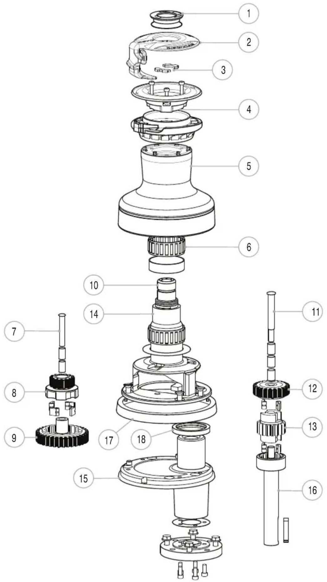 Lewmar Revo - Spares - 1