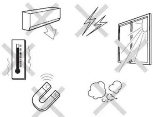 Shimadzu UW8200SV - Do not use the balance outdoors or anywhere where it will be exposed to water. - 2