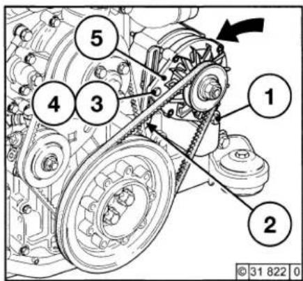 Deutz 2012 - Replace V-belts Alternator - 2