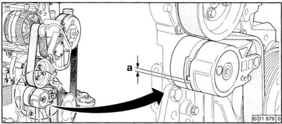 Deutz 2012 - Wedge rib V-belts wear limit examine. - 1