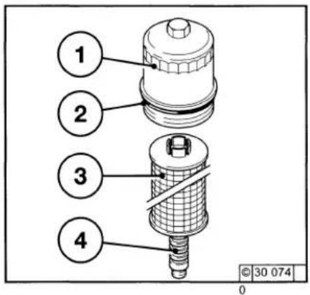 Deutz 2012 - Clean / Replace Oil Filter (Cup) - 1