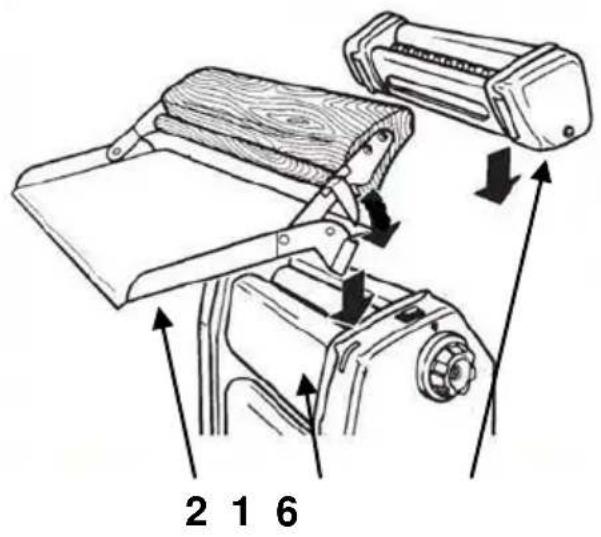 Kronen RMN 220 - Benutzung des Schneid- und Ausrollgerätes - 1