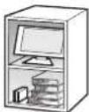 NEC MultiSync EA273WMI-BK - 狭い所に置かない あお向けや横倒し - 1