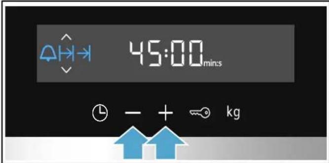 SIEMENS EQ521KA00W - Dauer einstellen - 2
