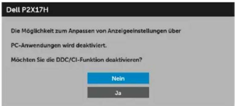 DELL Professional P2717H - OSD-Warnmeldung - 3