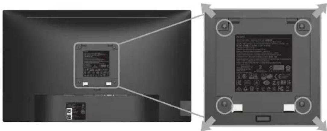 DELL Professional P2717H - Wandbefestigung (optional) - 1