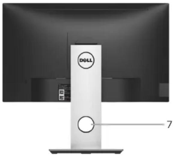DELL Professional P2717H - Ansicht von hinten - 2
