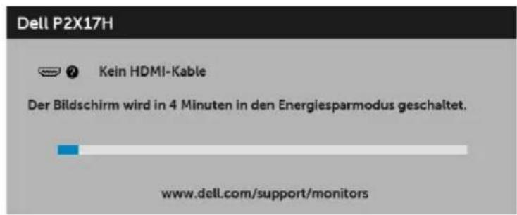 DELL Professional P2717H - OSD-Warnmeldung - 9