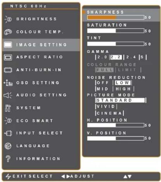 AG Neovo RX-24E - IMAGE SETTING - 1
