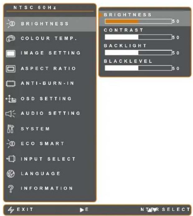 AG Neovo RX-24E - BRIGHTNESS - 1