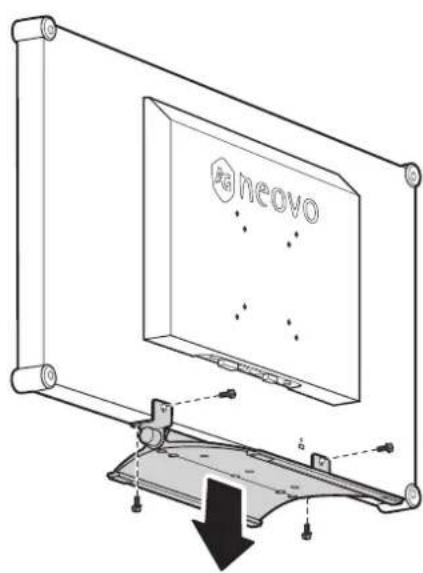 AG Neovo RX-24E - Removing the Base Stand - 1