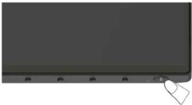 DELL UltraSharp U2417HWh - Turning on the Monitor - 1