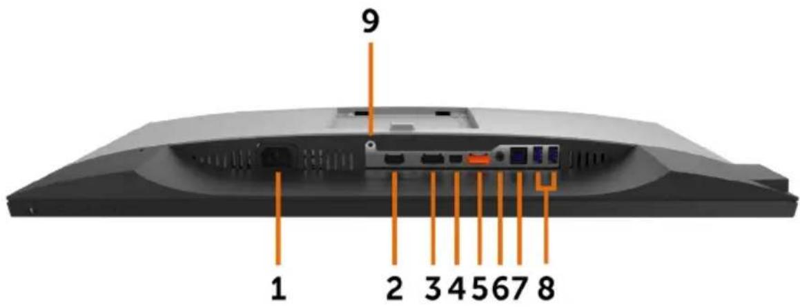DELL UltraSharp U2417HWh - Bottom View - 1