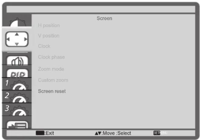 AG Neovo QD-84 - Screen menu - 1