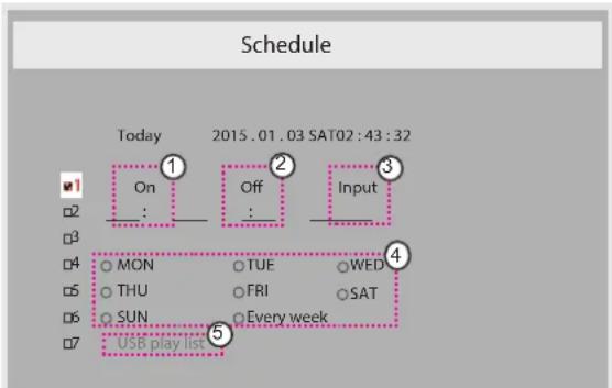 AG Neovo QD-84 - Schedule - 2