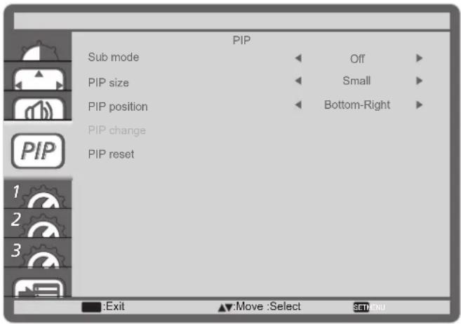 AG Neovo QD-84 - PIP menu - 1