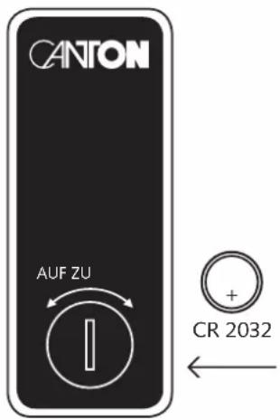 CANTON AUF ZU I + CR 2032