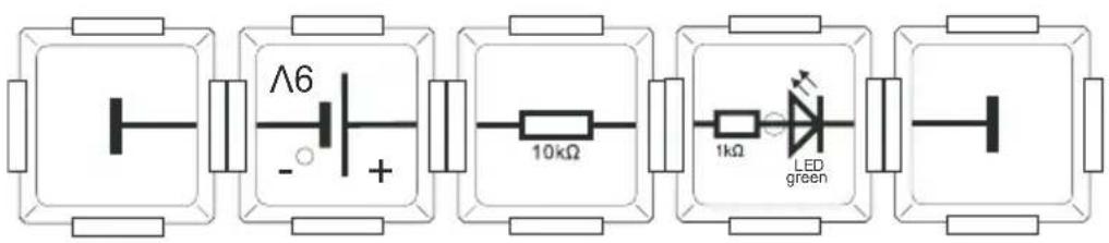 Allnet 115589 - Zwei LEDs - Serienschaltung - 3