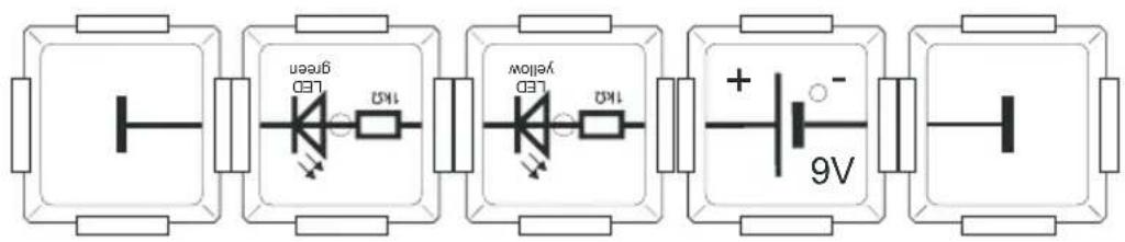 Allnet 115589 - Zwei LEDs - Serienschaltung - 1