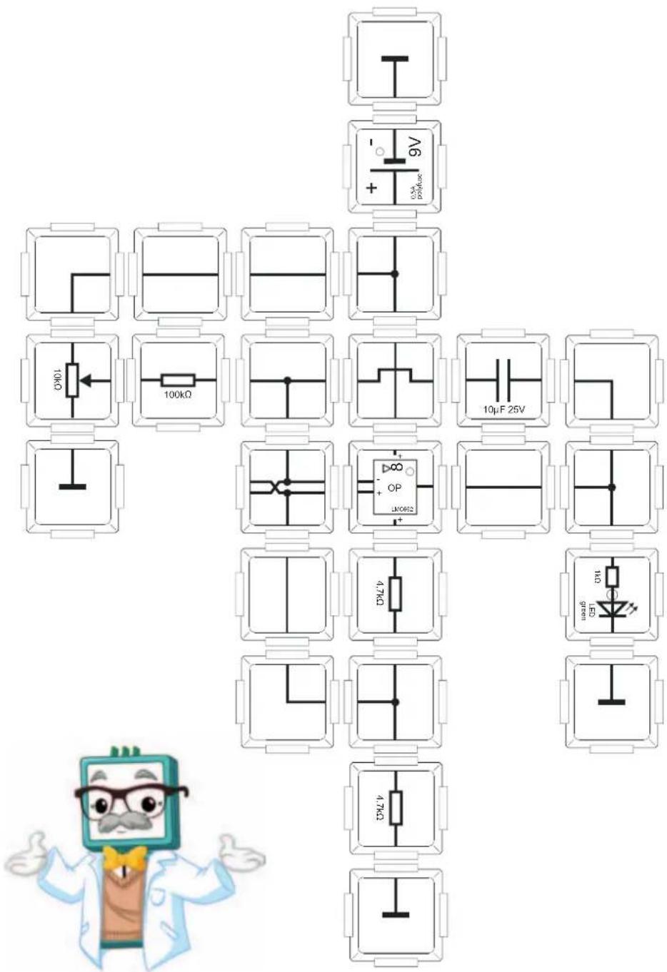 Allnet 118704 - OPV als invertierender 10:1 mit virtueller Masse - 2