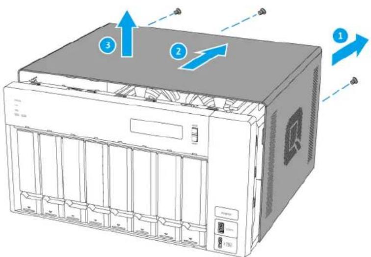 QNAP TVS-873E - Warnung - 1