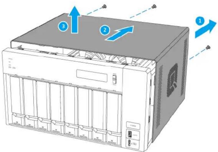 QNAP TVS-873E - Warnung - 1