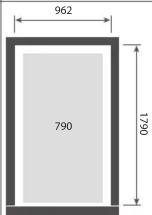 Fisher & Paykel 23990 - KIT PART NUMBERS AND CUT OUT DIMENSIONS TABLE - 11