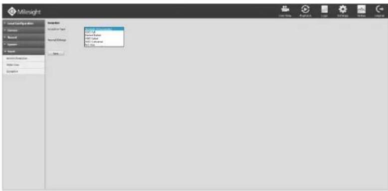 Milesight MS-N5016-UT - Exception - 2