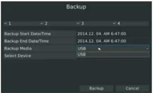 Milesight MS-N5016-UT - Step2. Select Recorded files for Backup - 4