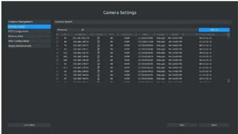 Milesight MS-N5016-UT - Camera Management - 3
