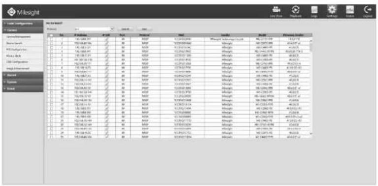 Milesight MS-N5016-UT - Device Search - 2