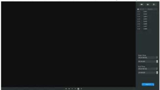 Milesight MS-N5016-UT - Step1. Click Main menu → Playback - 2