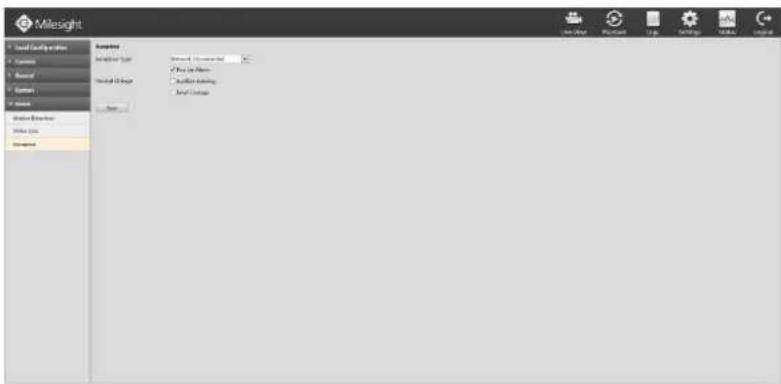 Milesight MS-N5016-UT - Exception - 1