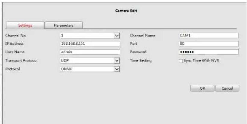 Milesight MS-N5016-UT - Step4. Configure IP Channel - 1
