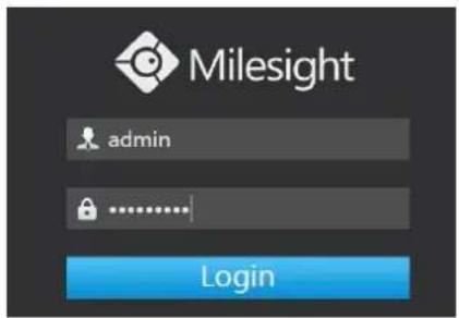 Milesight MS-N5016-UT - Login - 1