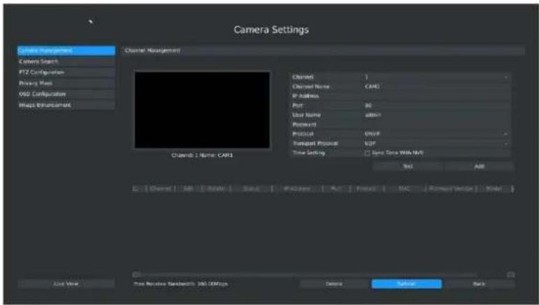 Milesight MS-N5016-UT - Camera Management - 1