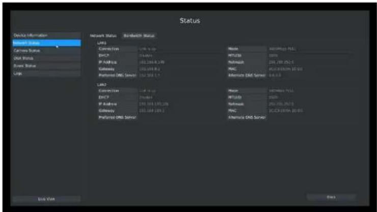 Milesight MS-N5016-UT - Network Status - 1
