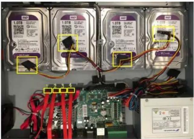 Milesight MS-N5016-UT - MS-N7000 series Hard Disk Installation - 8